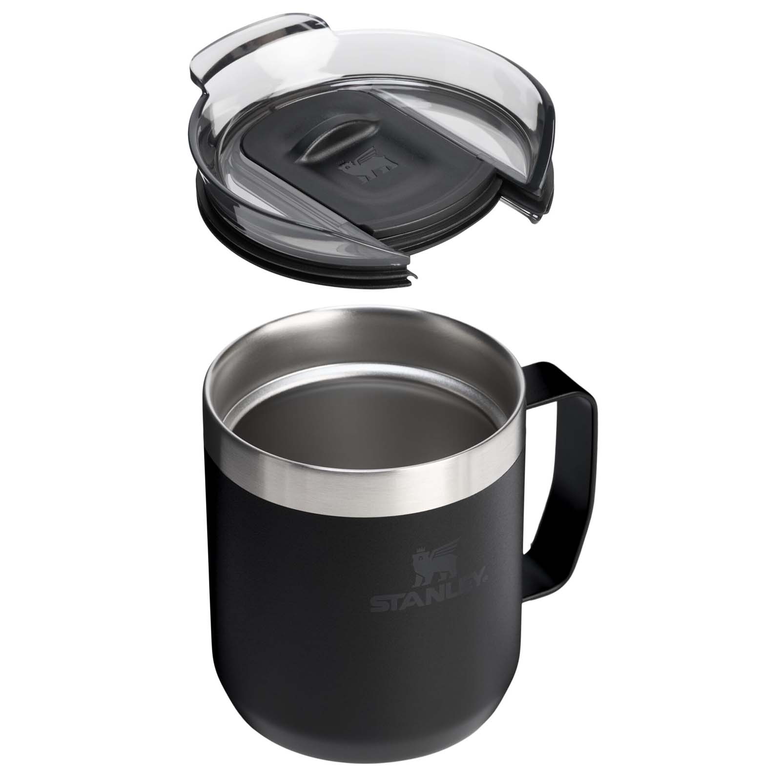 Stanley Everyday 350 ml Cam Becher aus Edelstahl schwarz