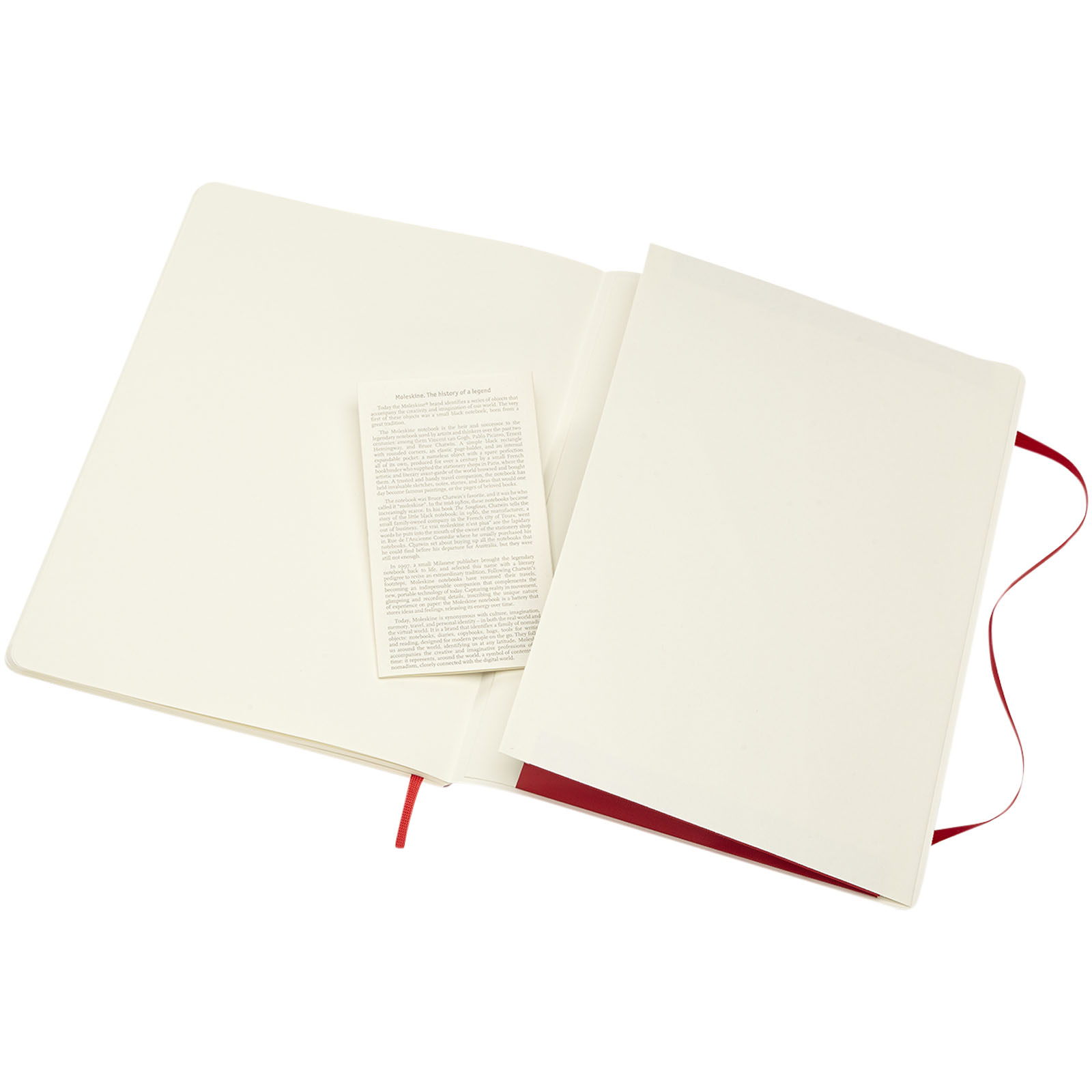 Classic Softcover Notizbuch XL – blanko scharlachrot