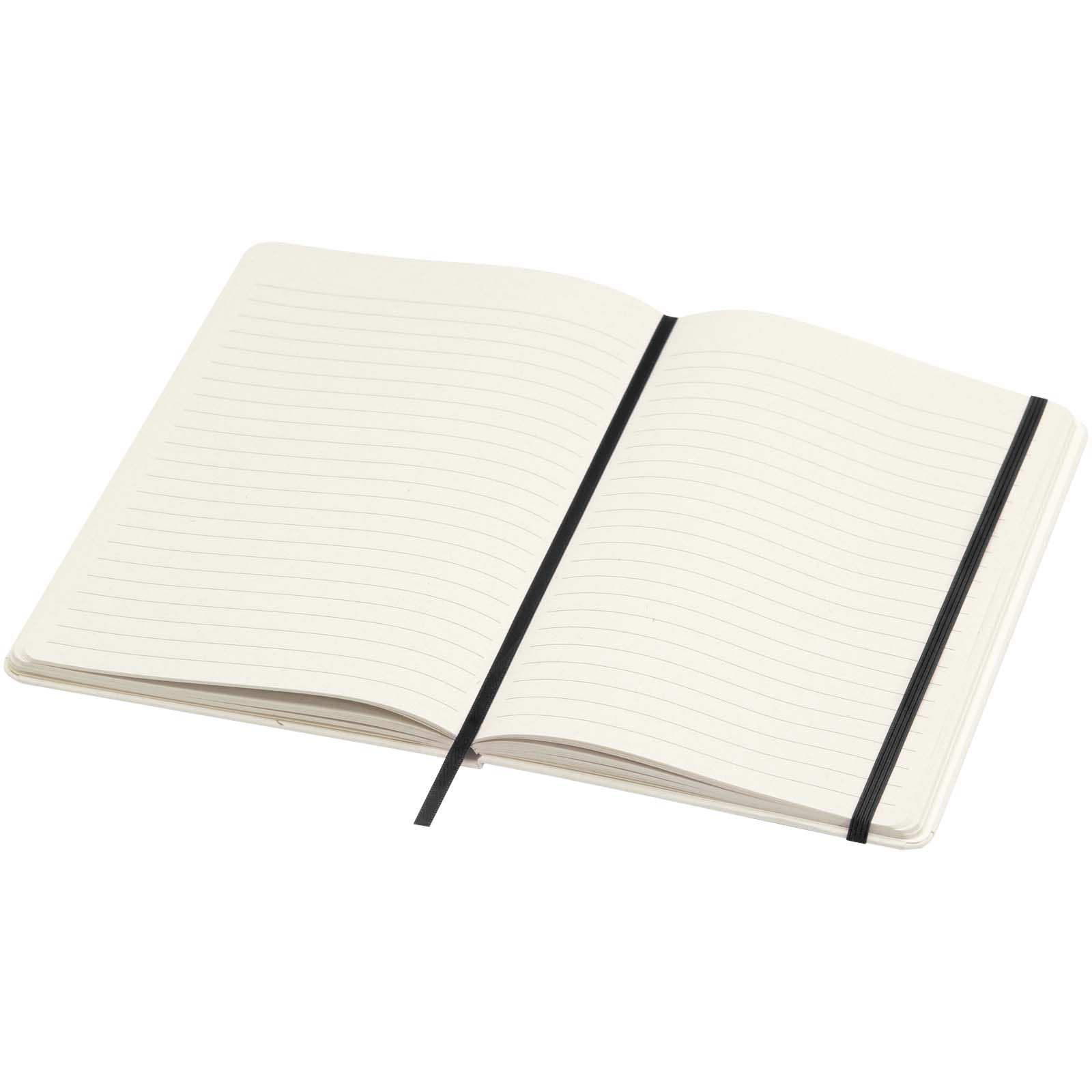 Bass A5 recyceltes Notizbuch, liniert schwarz