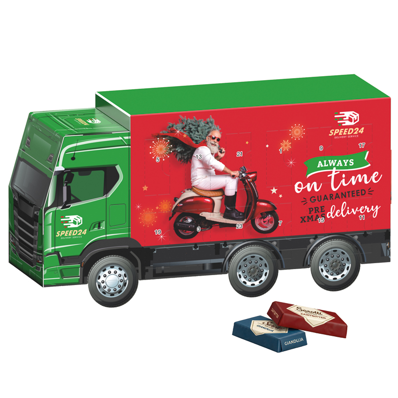 Adventskalender LKW, Sarotti Täfelchen