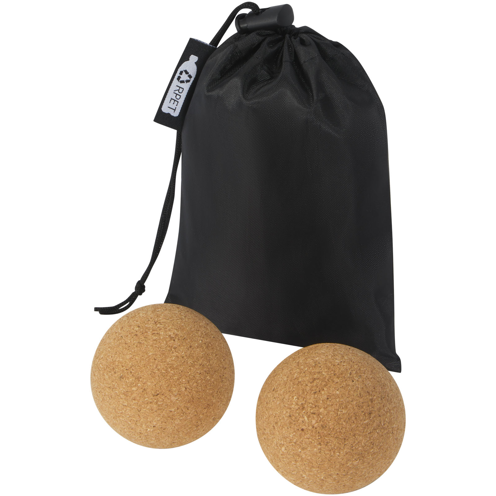 Trikona Kork Yoga Ball 2er Set natural