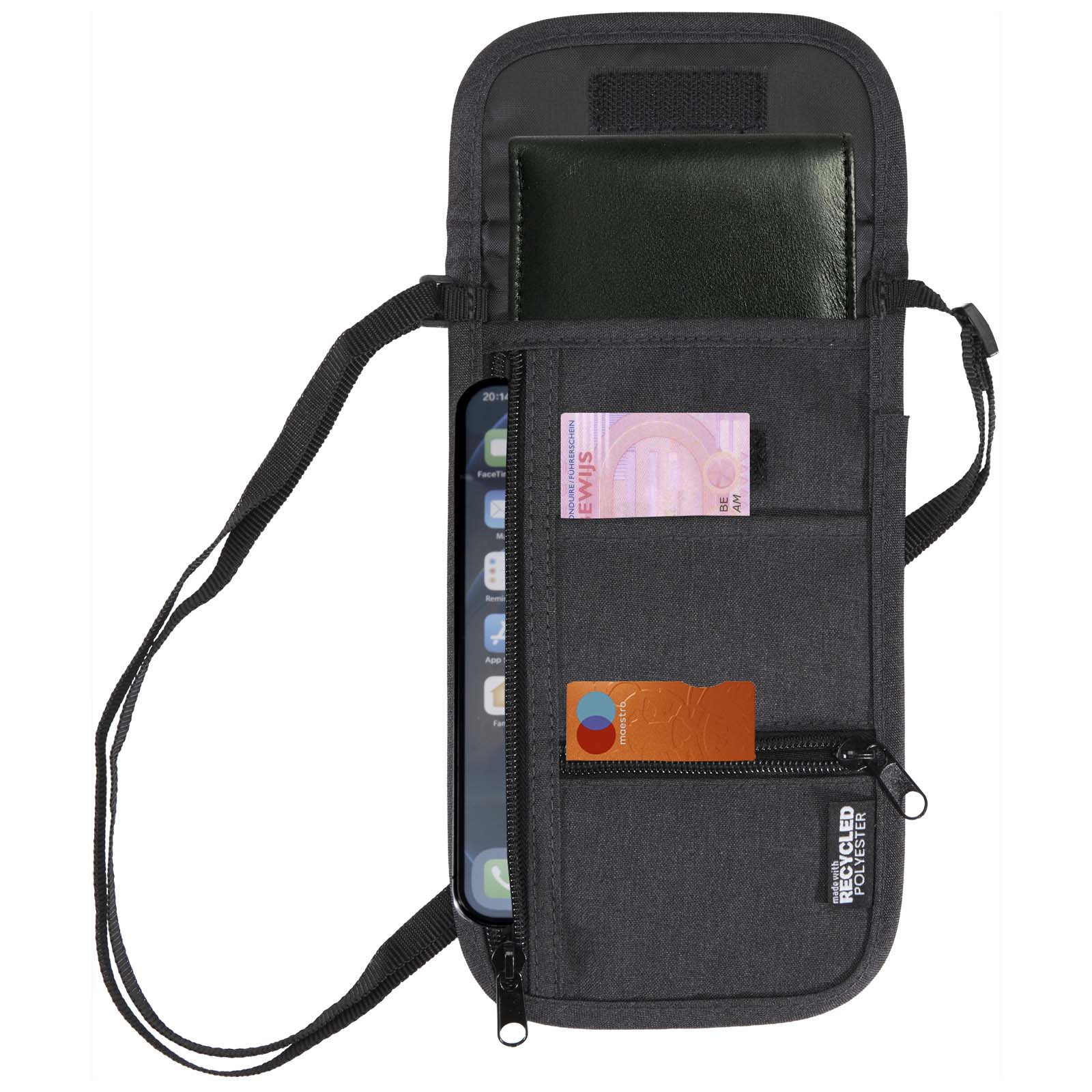 Ross GRS recycelte smarte Reisetasche heather charcoal