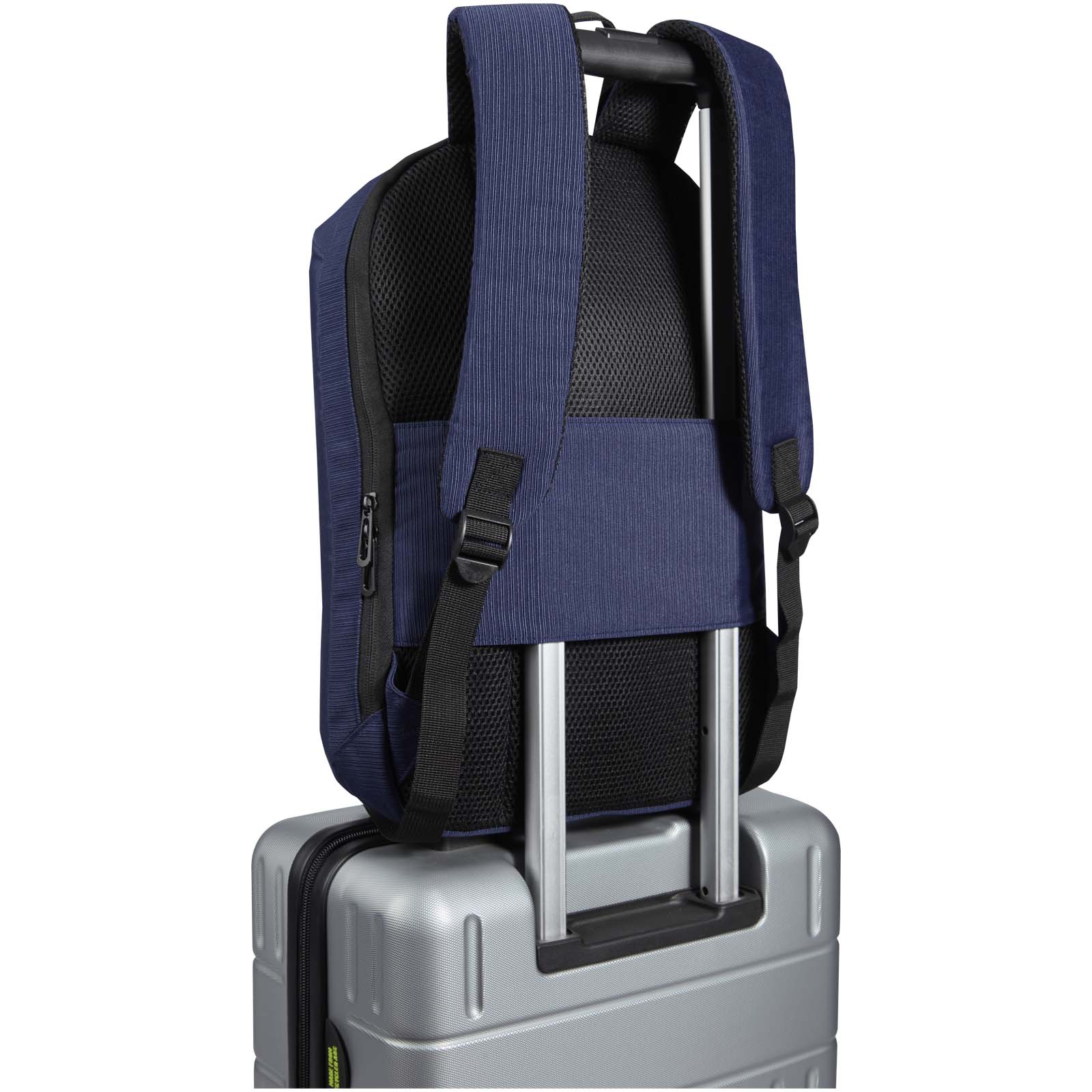 Luma 15" GRS Laptop-Rucksack aus recyceltem Material mit Diebstahlschutz 10L navy