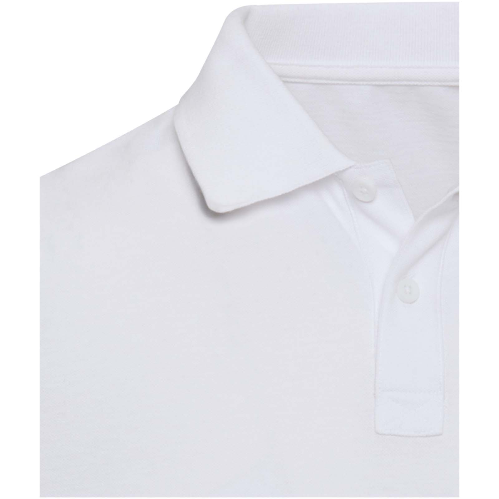 Beryl 220 g/m² Kurzärmeliges Poloshirt Bio-Recyclingmaterial (OCS), unisex weiss