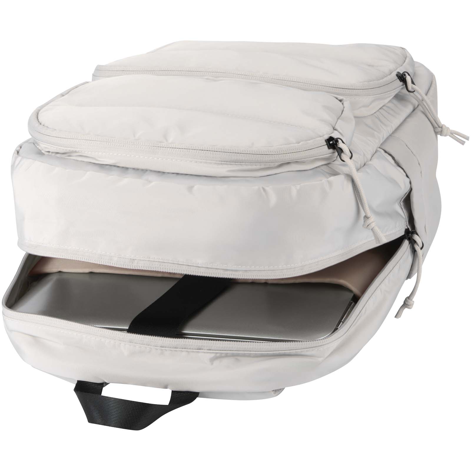 Puffer 15,6" GRS recycelter Laptoprucksack 18L sandstone