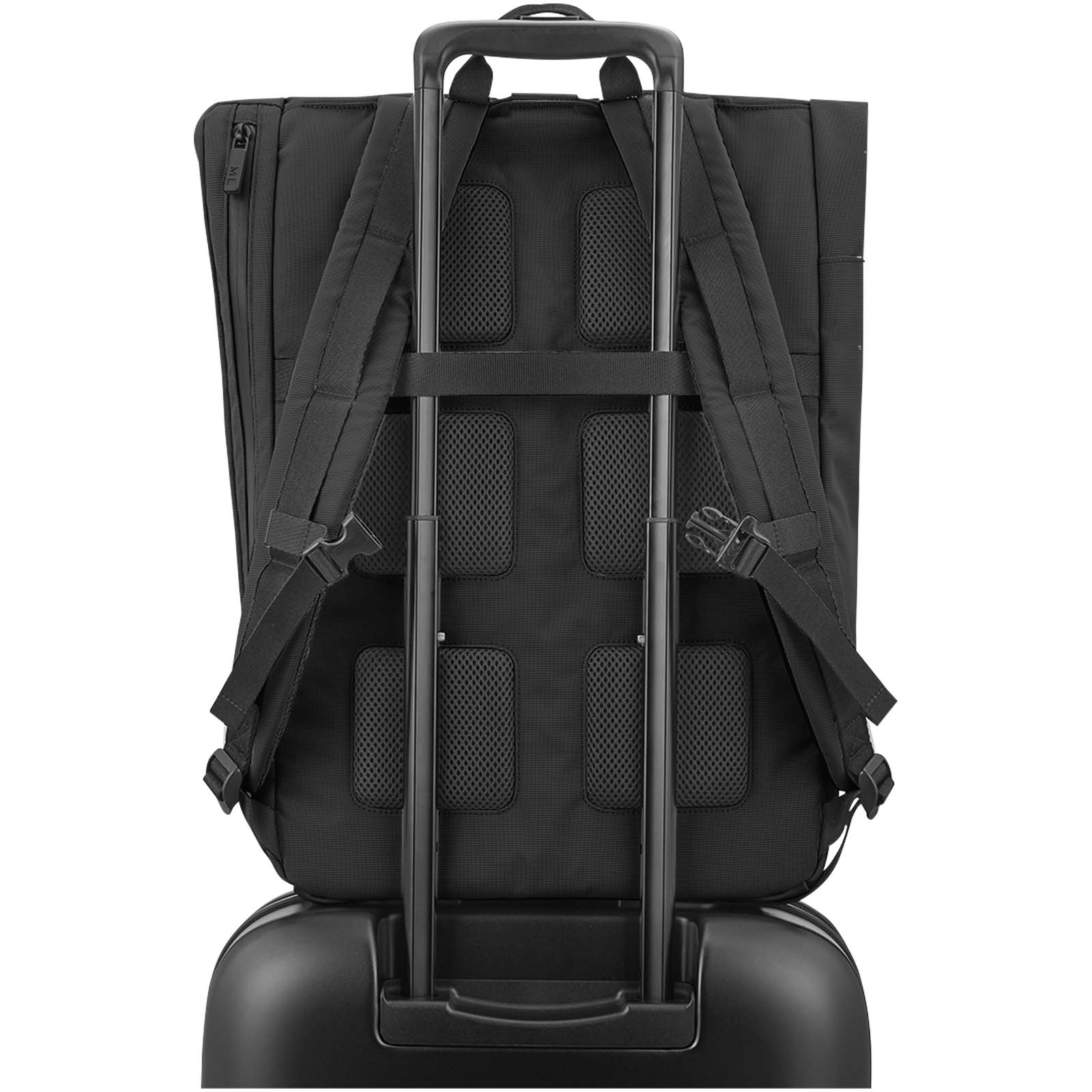 Moleskine Metro Rolltop Rucksack schwarz