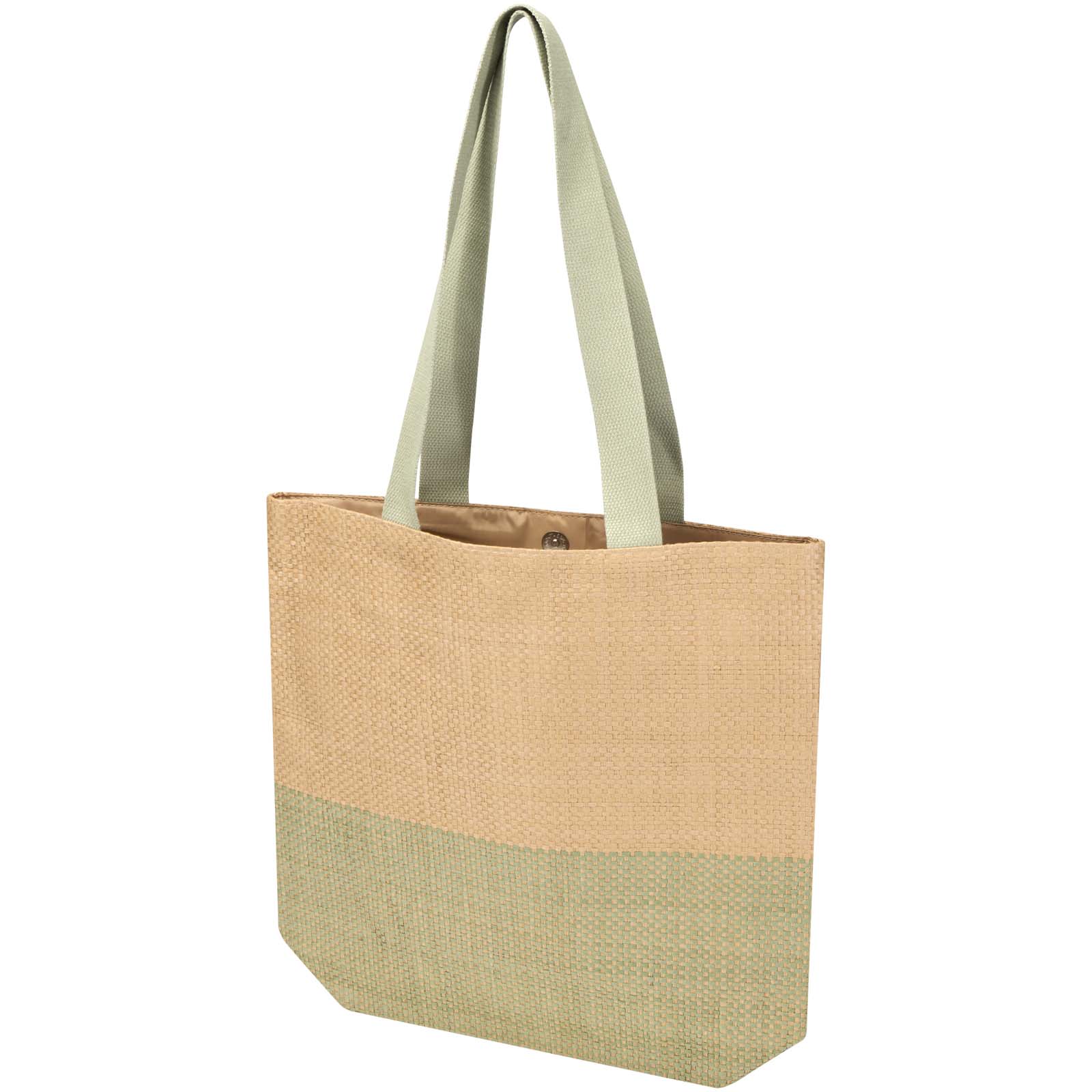 Rhythm Strohpapier Tragetasche, 10 l heather grün