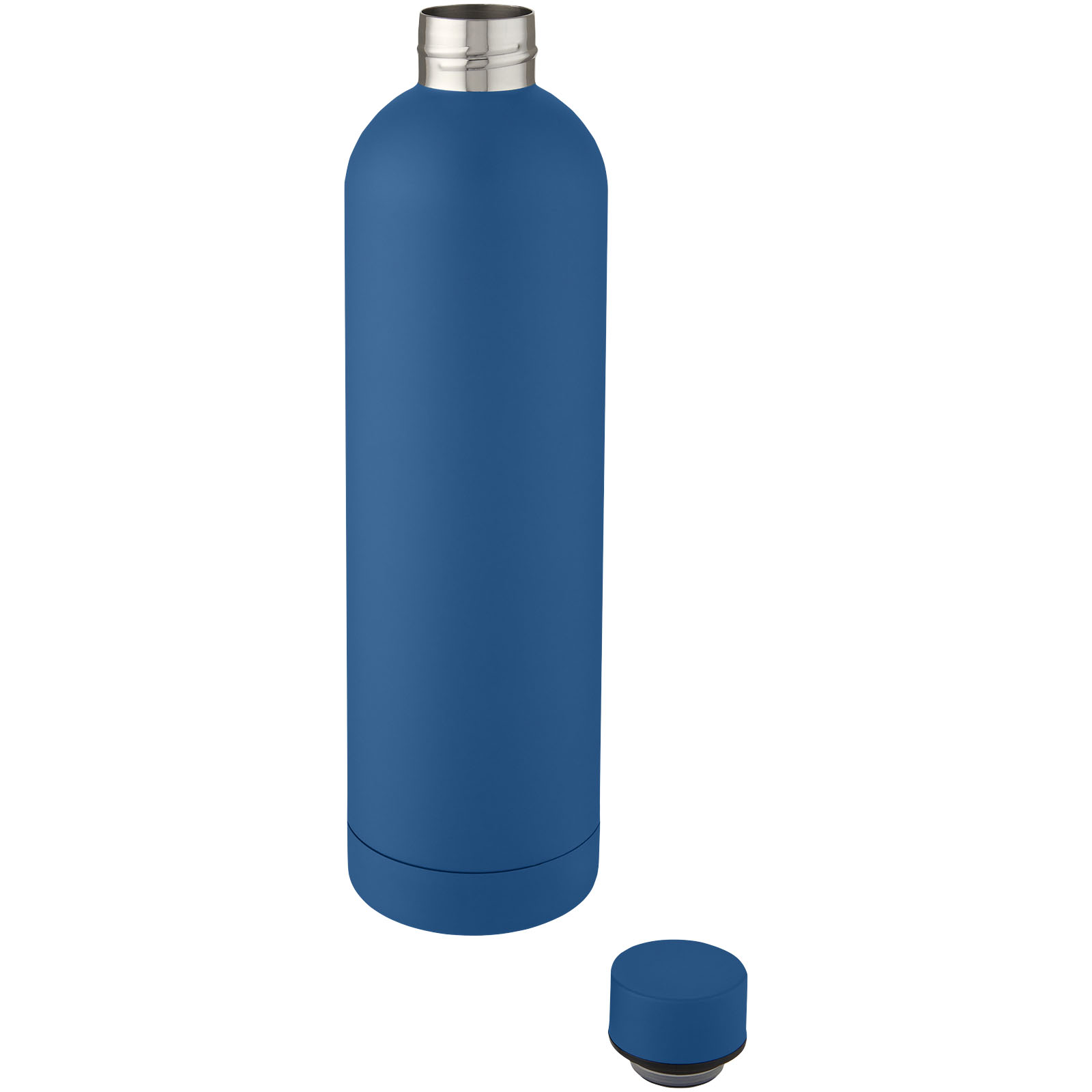 Spring 1 l Kupfer-Vakuum Isolierflasche tech-blau