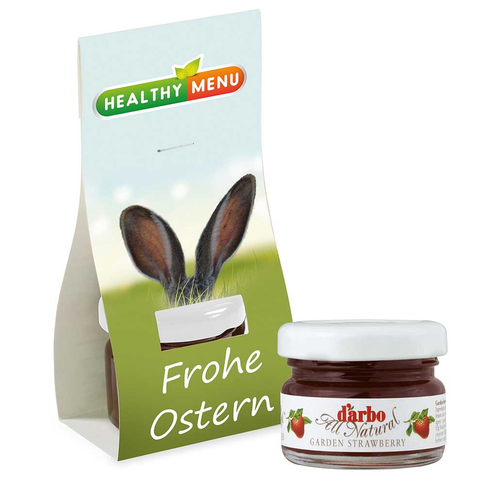 Konfitüre in Überreichverpackung - Ostern - Erdbeere