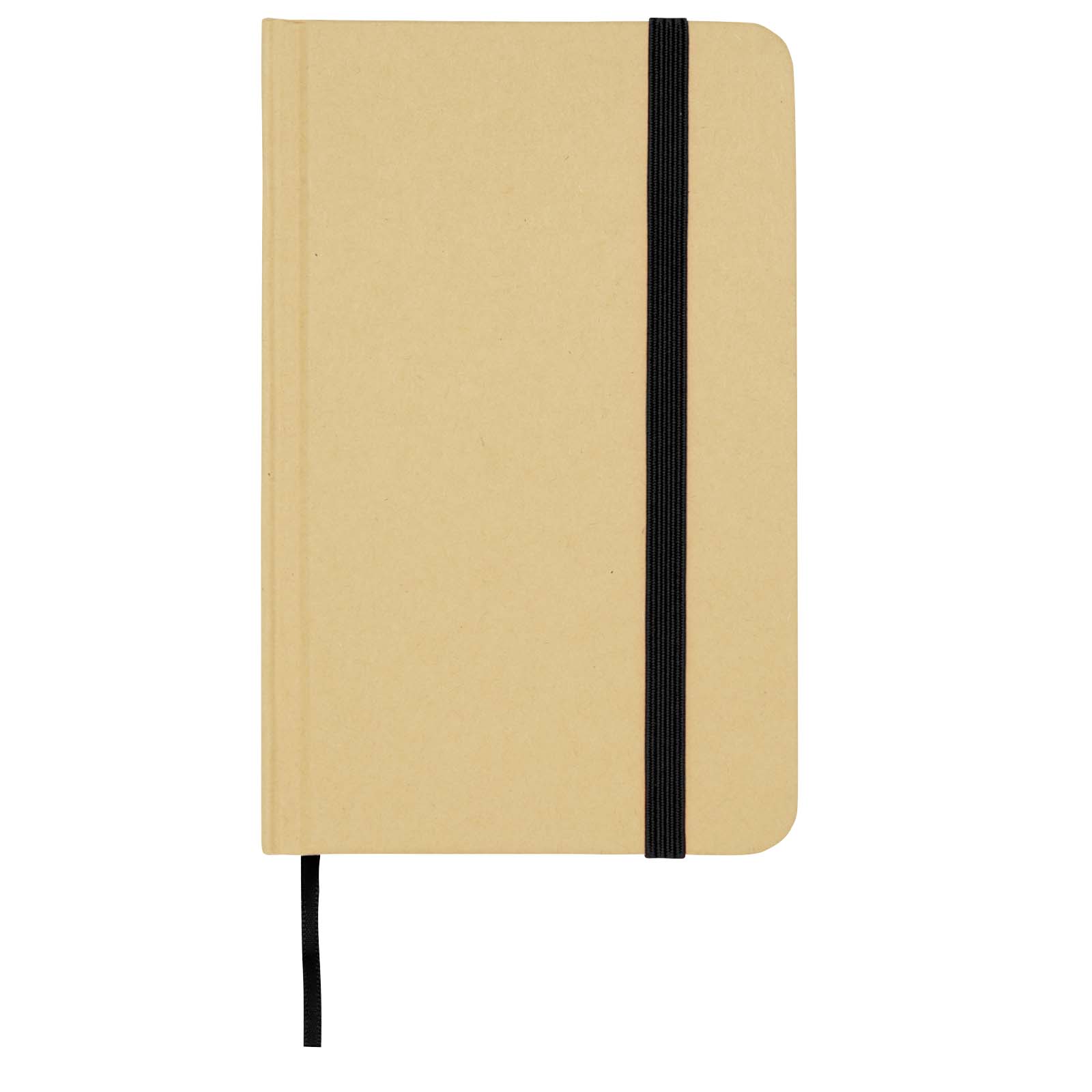 Reed A6 Hardcover Notizbuch, blanko, aus recyceltem Material schwarz