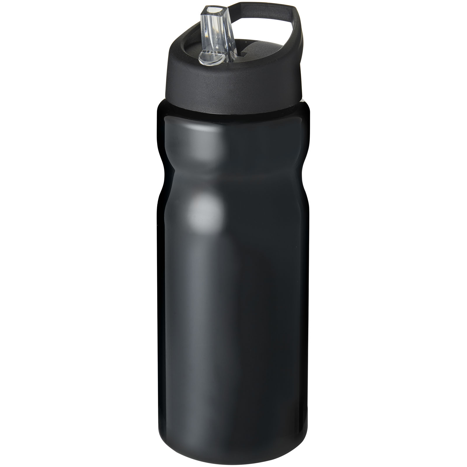 H2O Active® Base 650 ml Sportflasche mit Ausgussdeckel schwarz