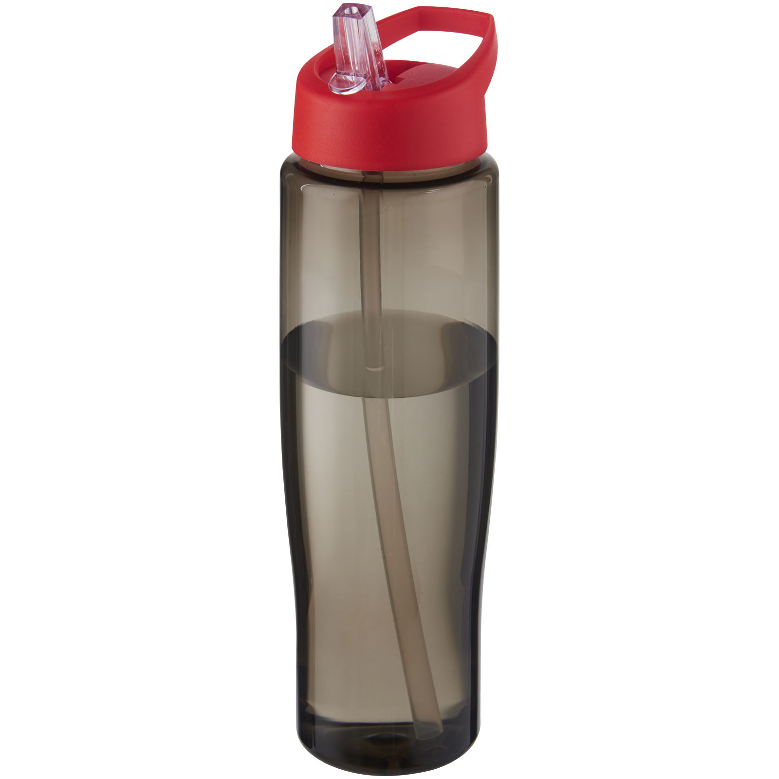 H2O Active® Eco Tempo 700 ml Sportflasche mit Ausgussdeckel rot, kohle