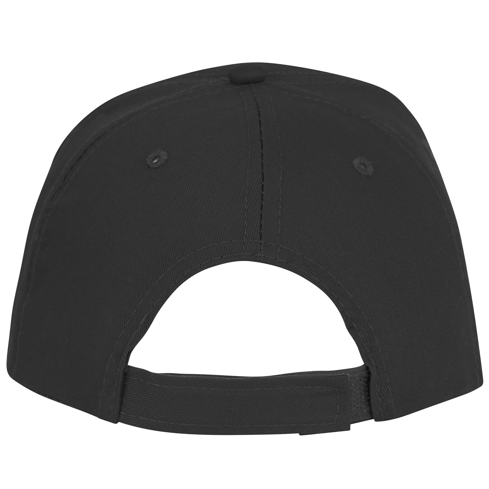 Ceto 175 g/m² Kappe mit 5 Segmenten und Sandwichschirm schwarz
