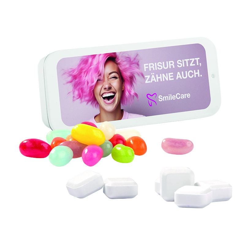 Schiebedeckeldose, Pfeffi zuckerfreien Pfefferminzpastillen