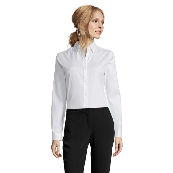 Damen-Bluse mit Fischgratmuster Brody