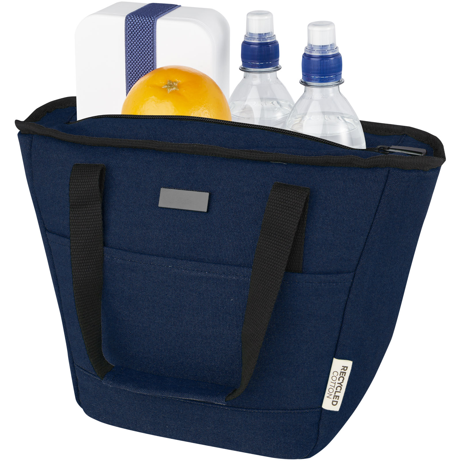 Joey GRS-recycelte Canvas Lunch Kühltasche 6 L für 9 Dosen navy