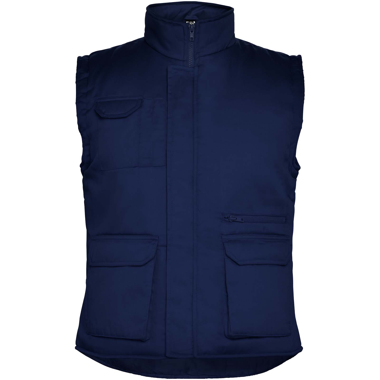 Almanzor Vielseitige Thermo Arbeitsweste mit hohem Kragen marineblau