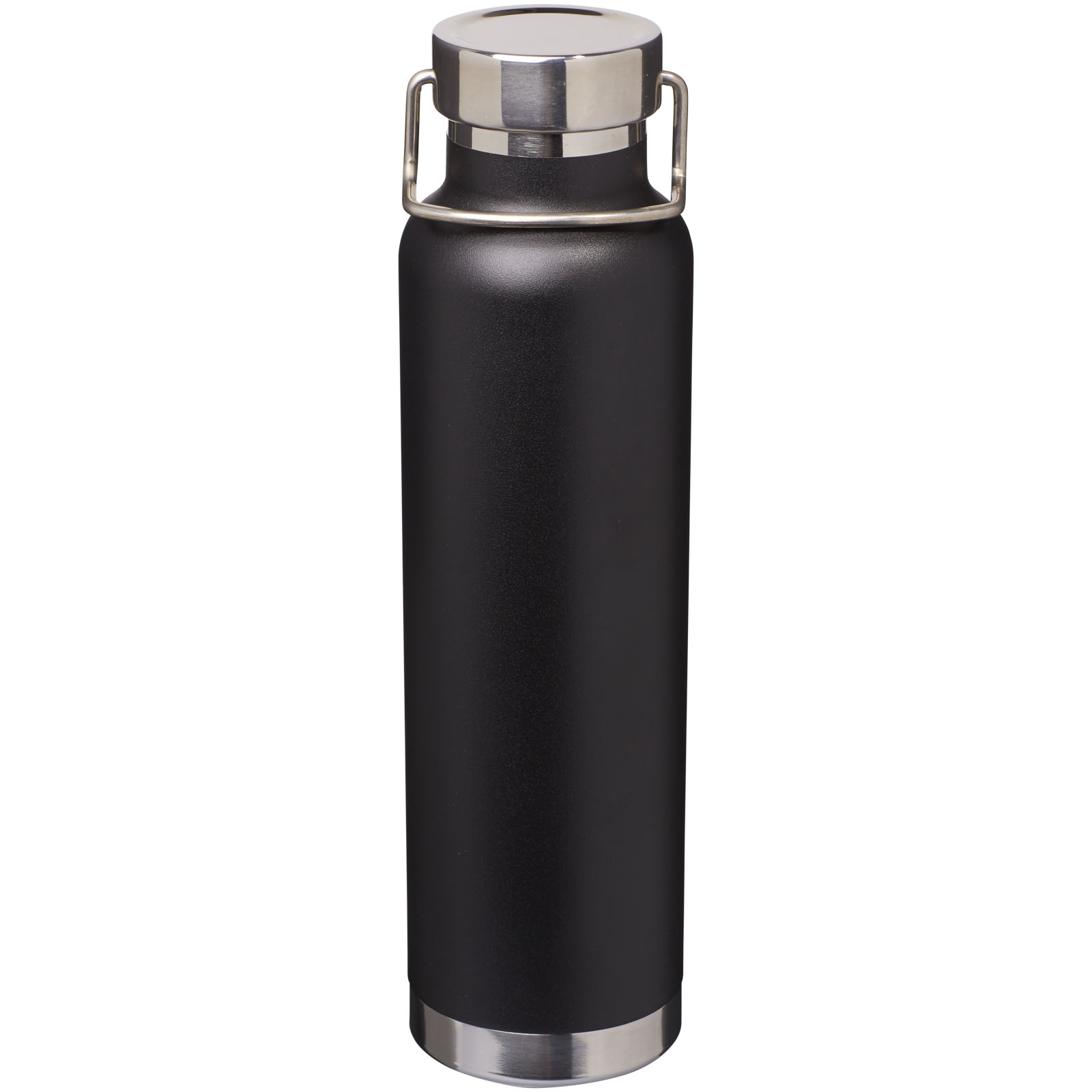 Thor 650 ml Kupfer-Vakuum Isoliersportflasche schwarz