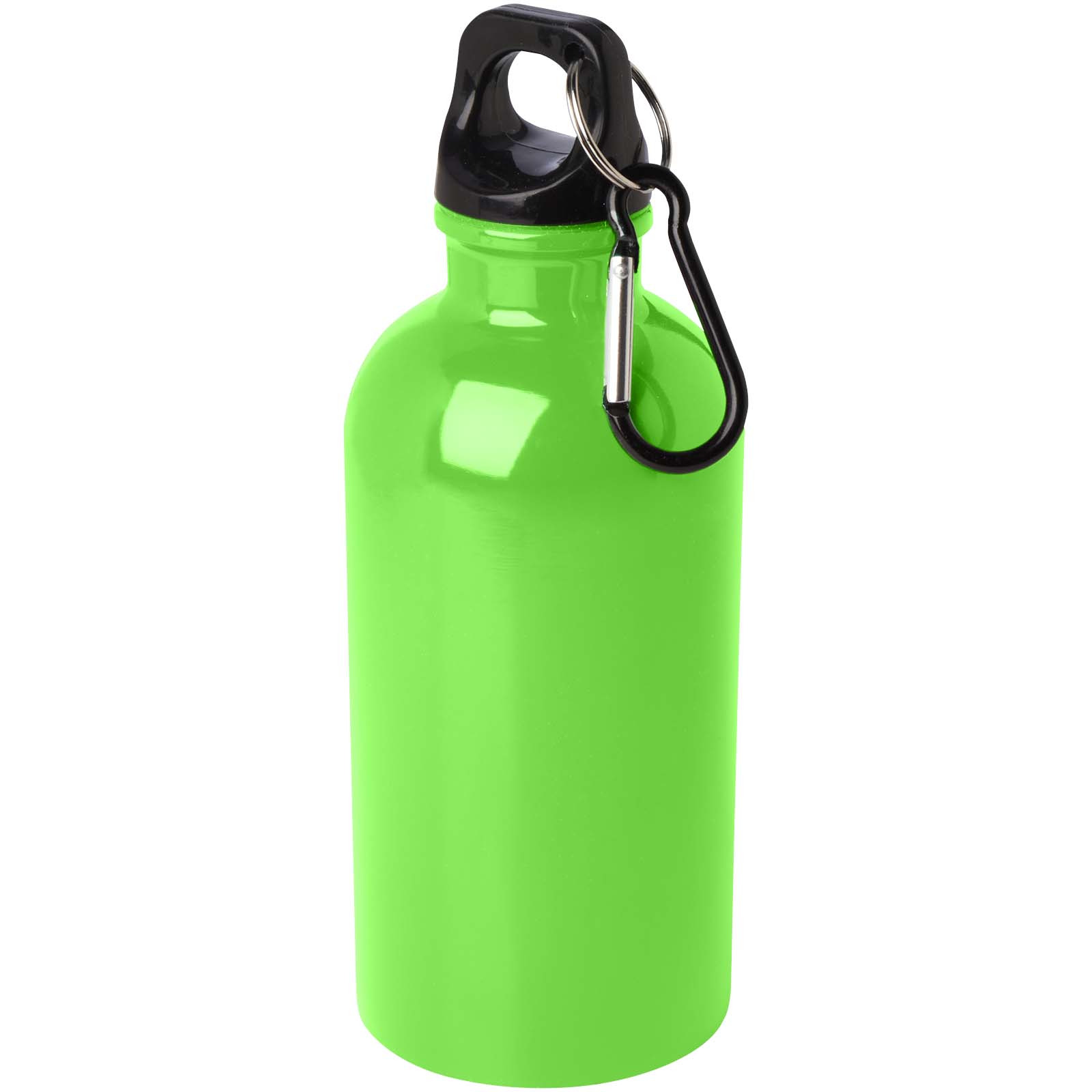 Oregon 400 ml RCS-zertifizierte, einwandige Trinkflasche aus Edelstahl mit Karabinerhaken apfelgrün
