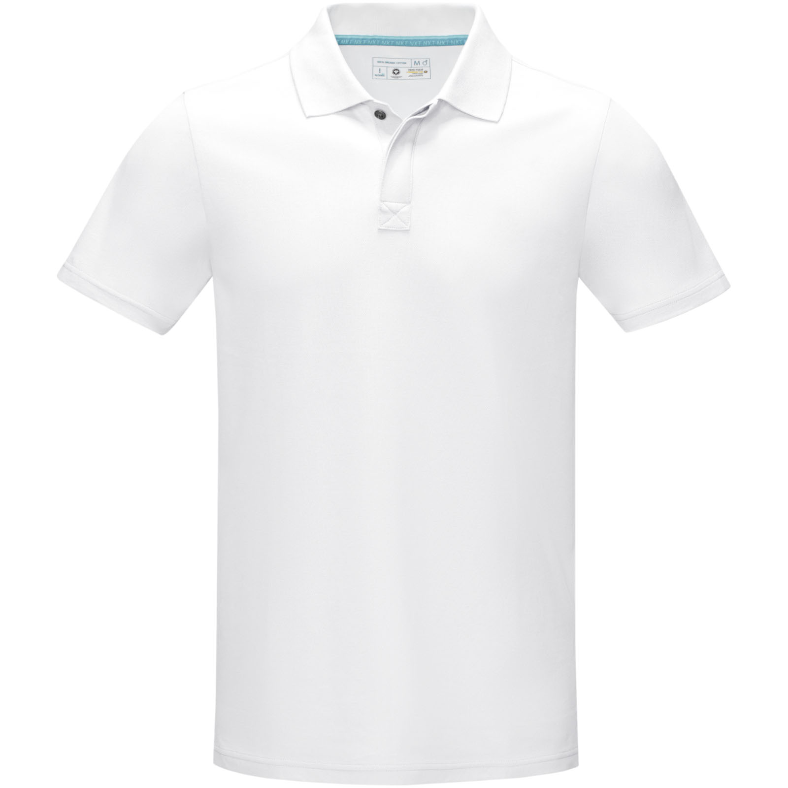 Graphite Poloshirt aus Bio-Baumwolle für Herren weiss