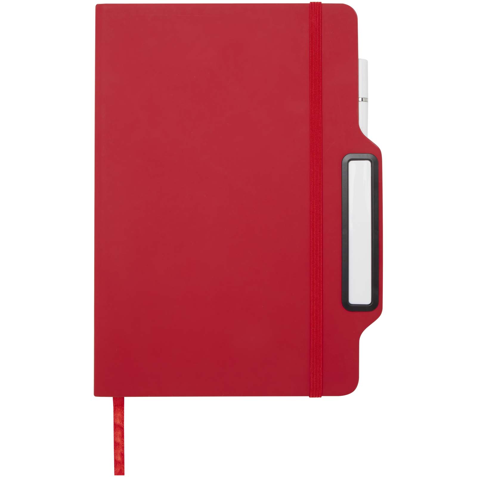 Nexus A5 Hardcover Notizbuch mit Kugelschreiber und Bleistiftset (schwarze Mine) rot