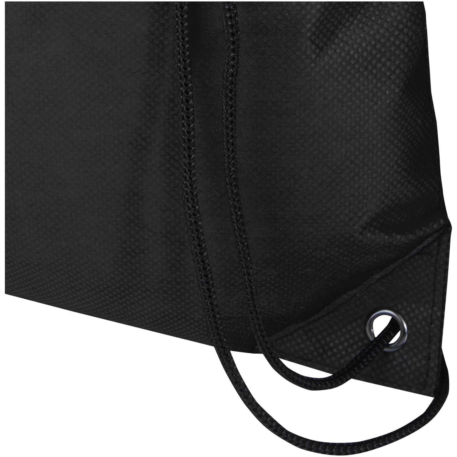 Evergreen Sportbeutel aus recyceltem GRS Non Woven 5 L schwarz