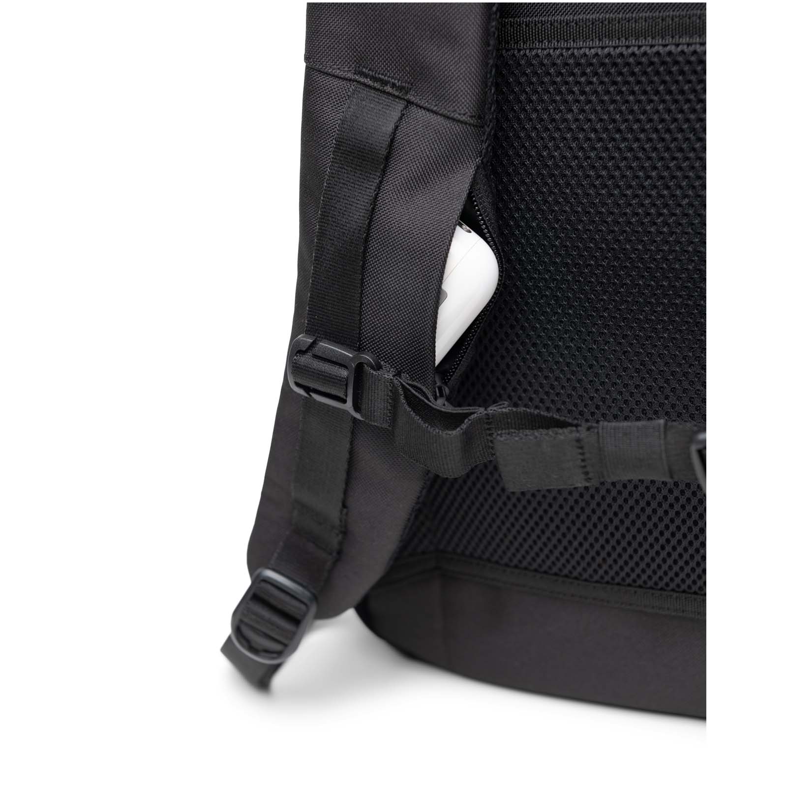 Herschel Kaslo Tech Rucksack aus recyceltem Material 30 l schwarz