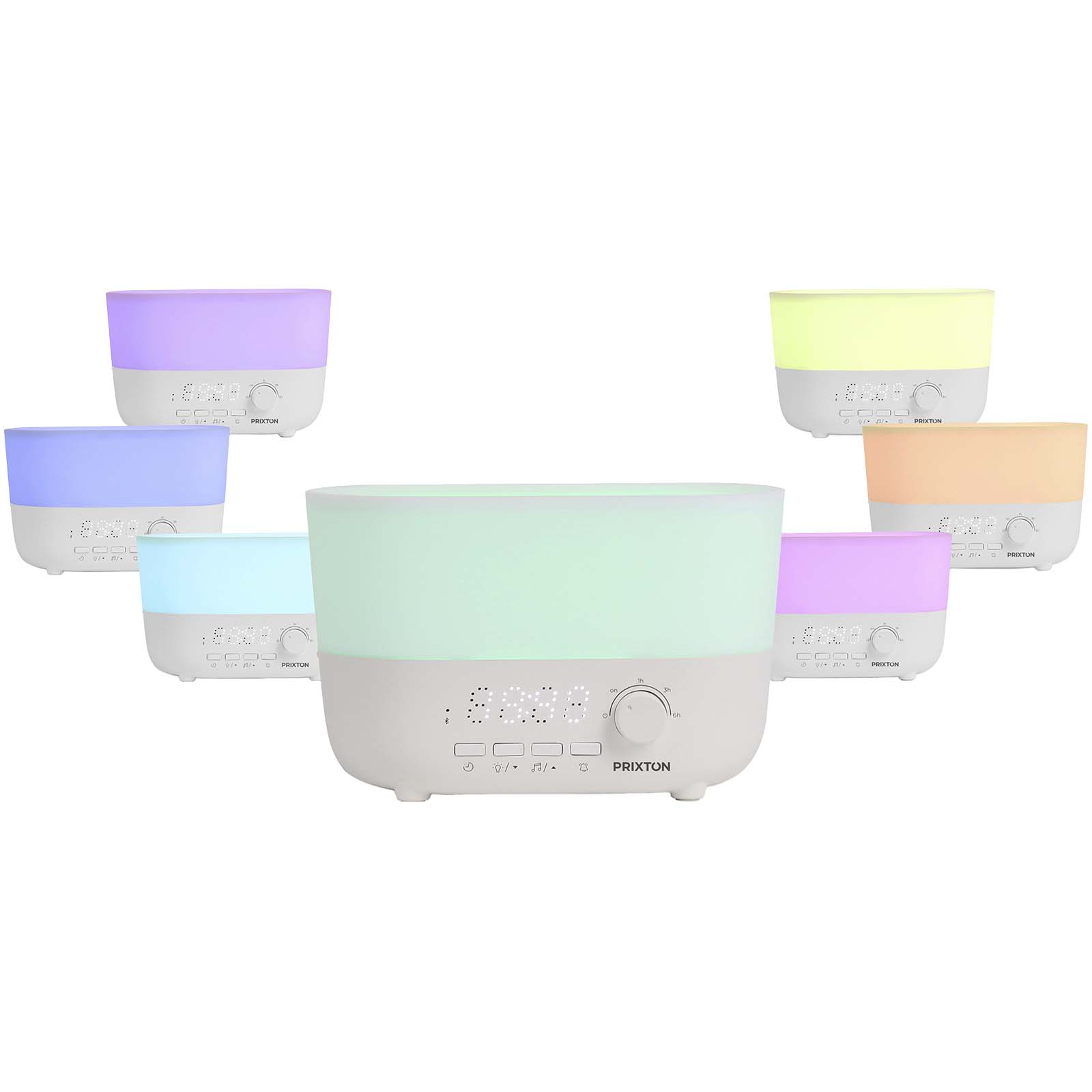 Prixton Connected 4-in-1 Aroma Luftbefeuchter weiss