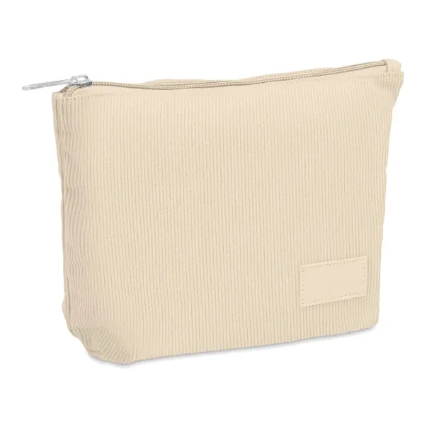 Kosmetiktasche Kord-Polyester