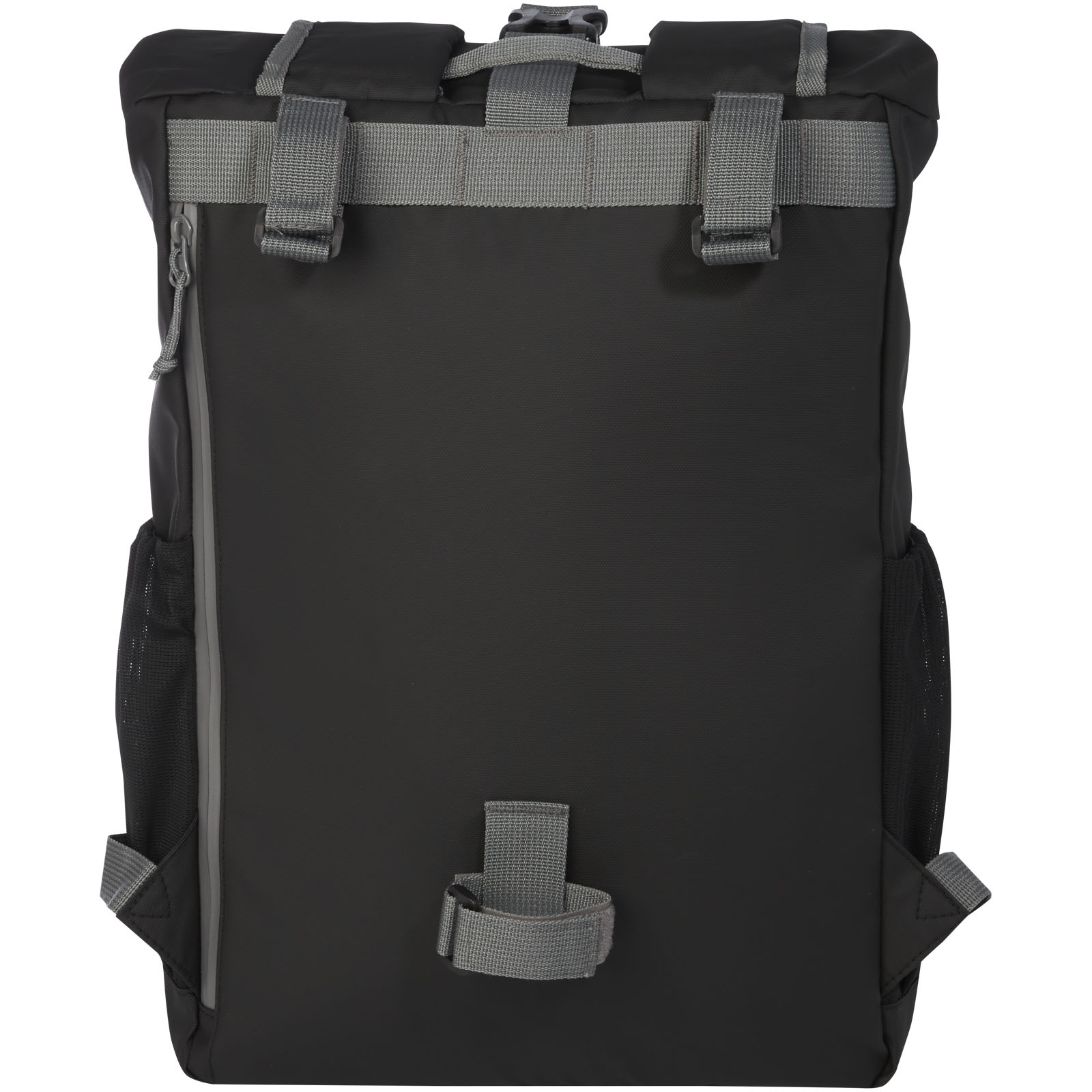Aqua 15" wasserabweisende Fahrradtasche aus GRS Recyclingmaterial 20 L schwarz