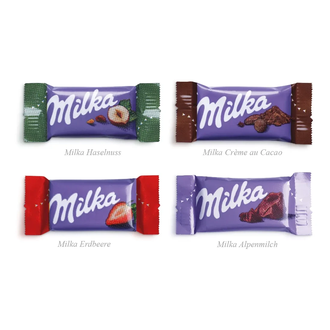 Tisch-Adventskalender mit Milka Schokolade