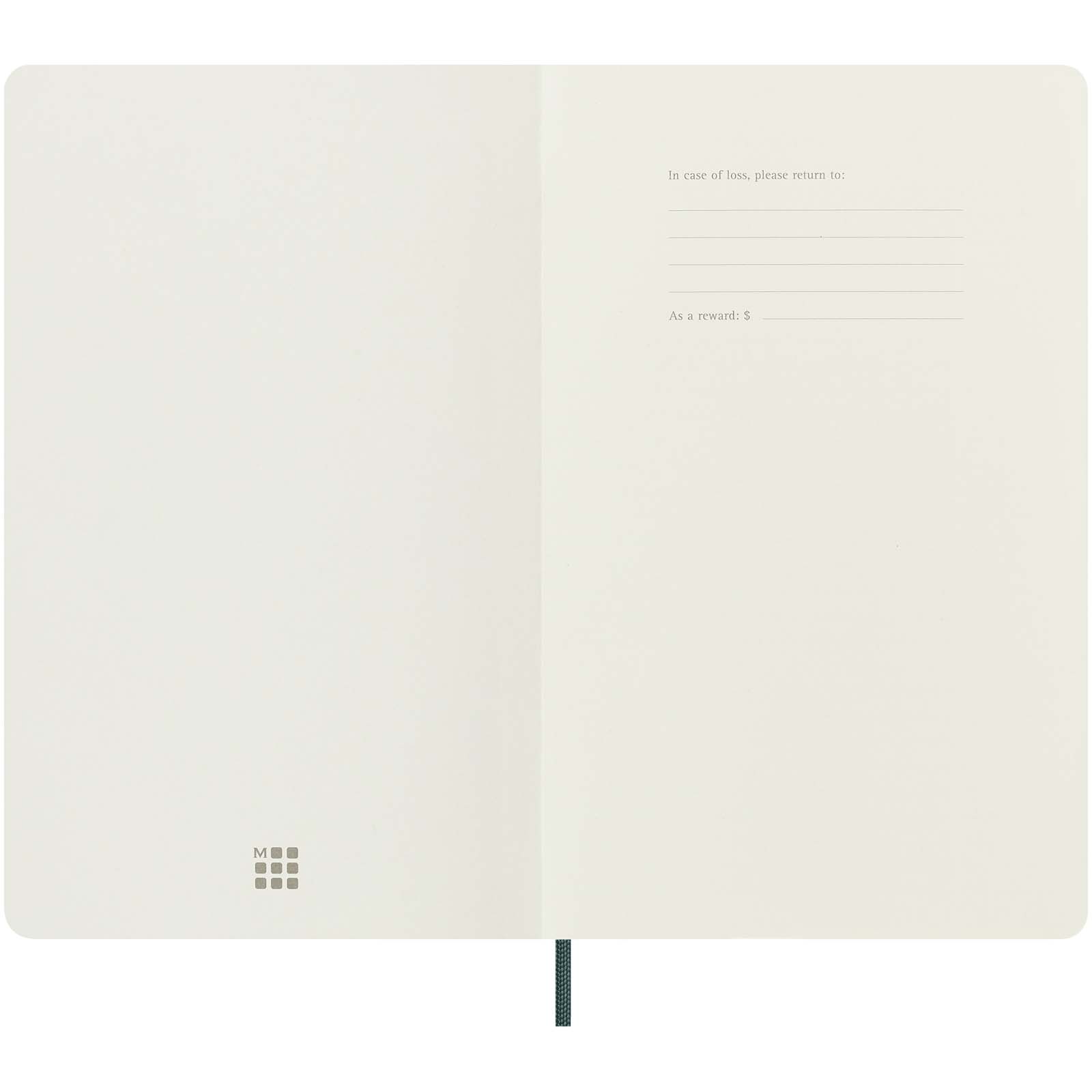 Moleskine 100% VEGEA® Boa Softcover Notizbuch L – liniert grün