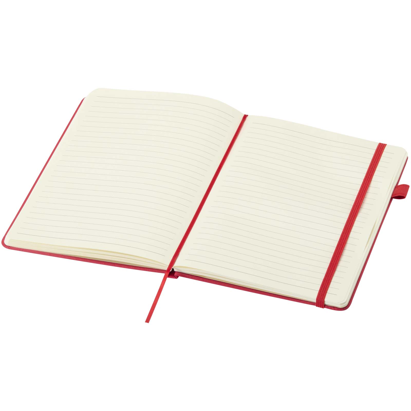 Liss A5 Hardcover Notizbuch aus recyceltem Kunststoff rot