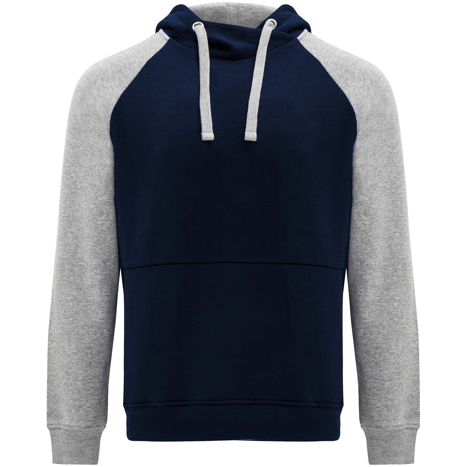 Badet 280 g/m² zweifarbiger Kapuzenpullover Unisex marineblau, heather grau