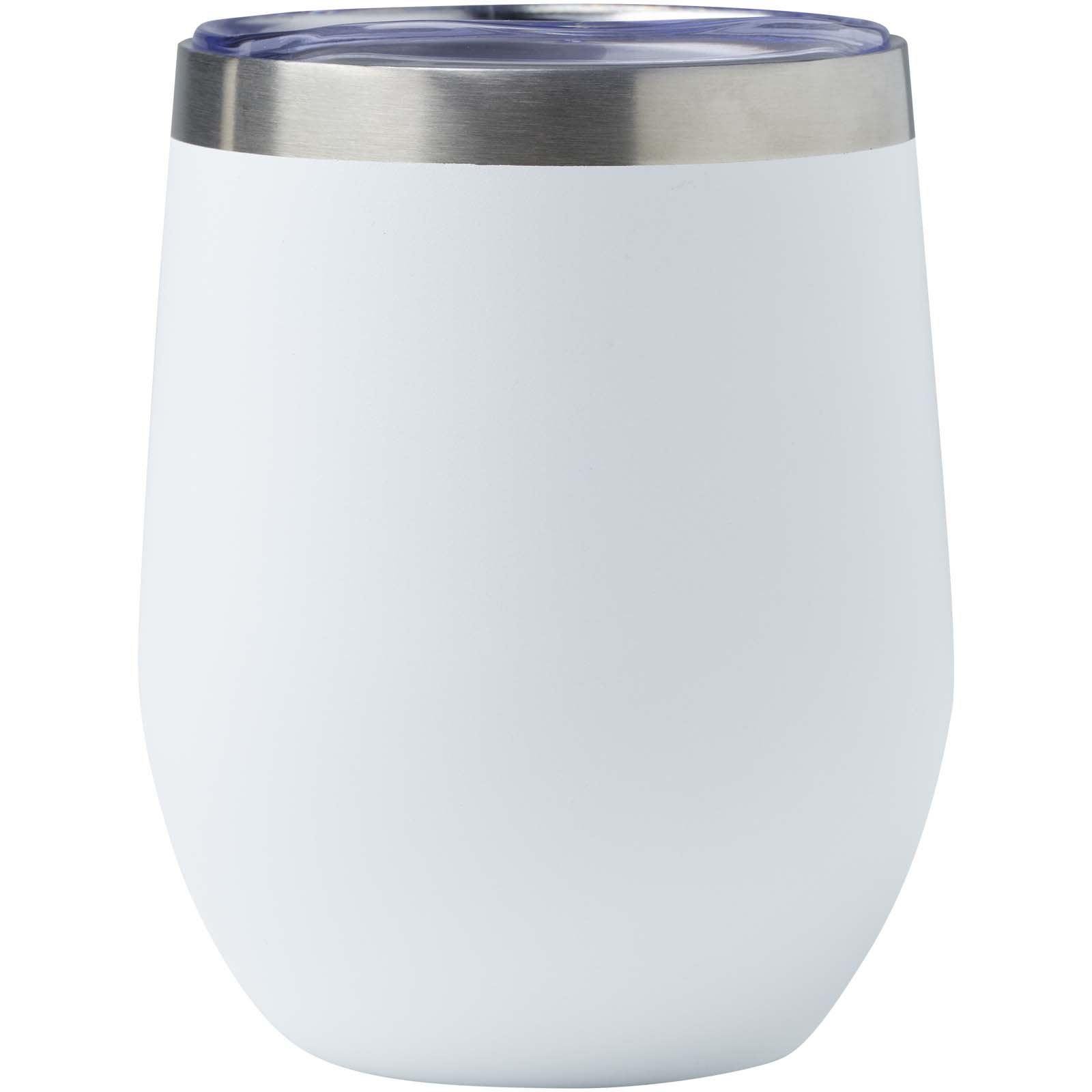 Corzo 350 ml RCS-zertifizierter Kupfer-Vakuum Isolierbecher aus recyceltem Edelstahl weiss