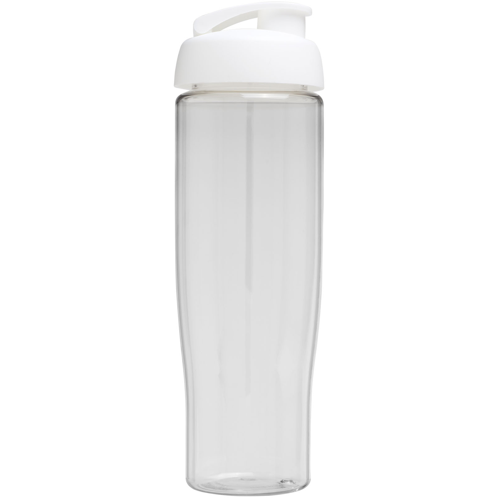 H2O Active® Tempo 700 ml Sportflasche mit Klappdeckel transparent, weiss
