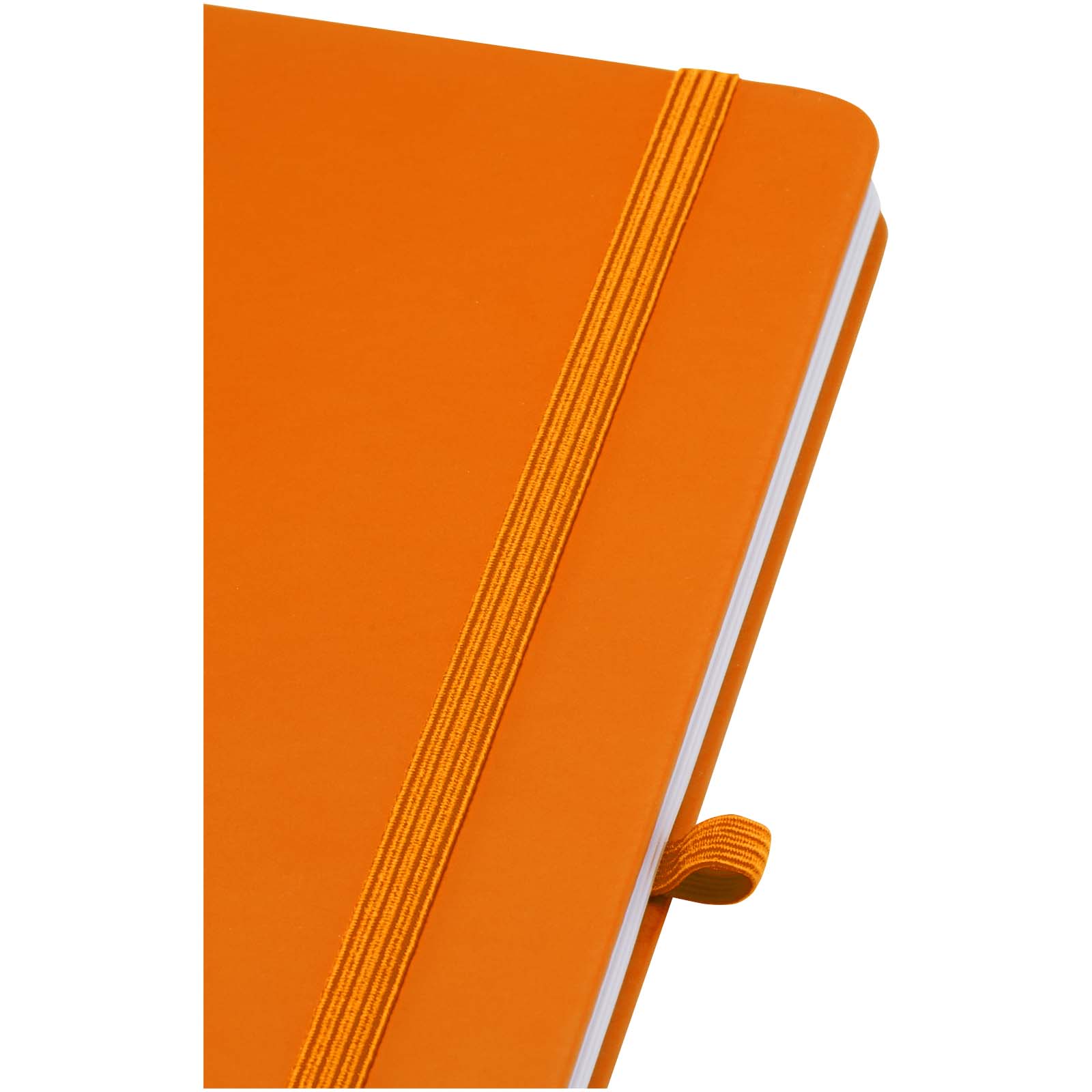 Spectrum A5 Notizbuch mit Hardcover aus recyceltem Material orange