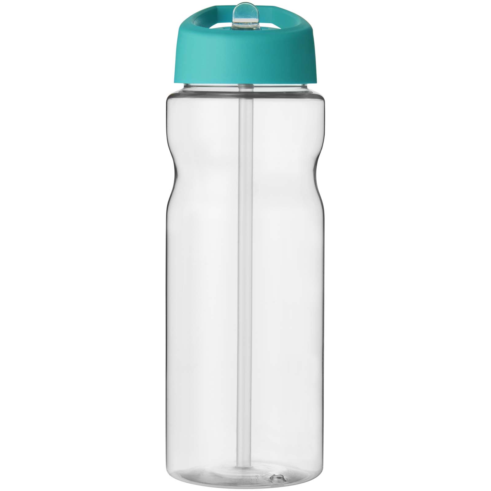 H2O Active® Eco Base 650 ml Sportflasche mit Ausgussdeckel transparent, aquablau