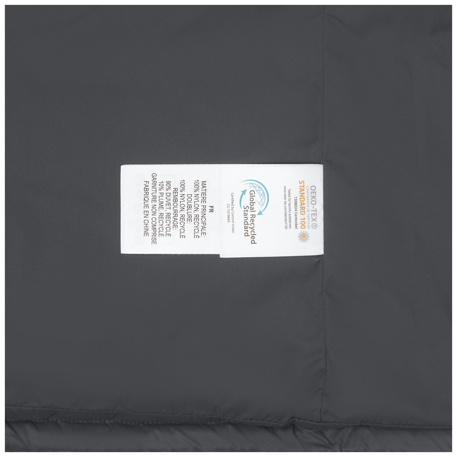 Petalite GRS Daunenjacke aus recyceltem Material für Herren storm grey