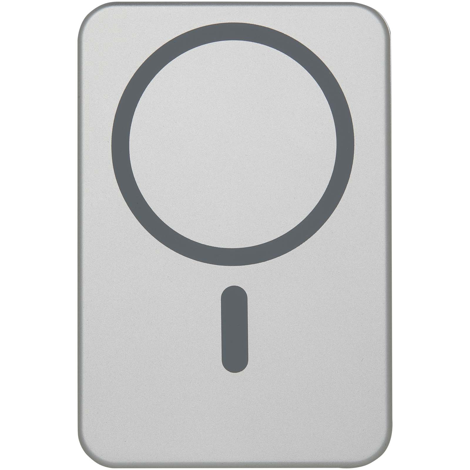 Avis 5000 mAh RCS Powerbank aus recyceltem Aluminium mit Magnetfunktion silber