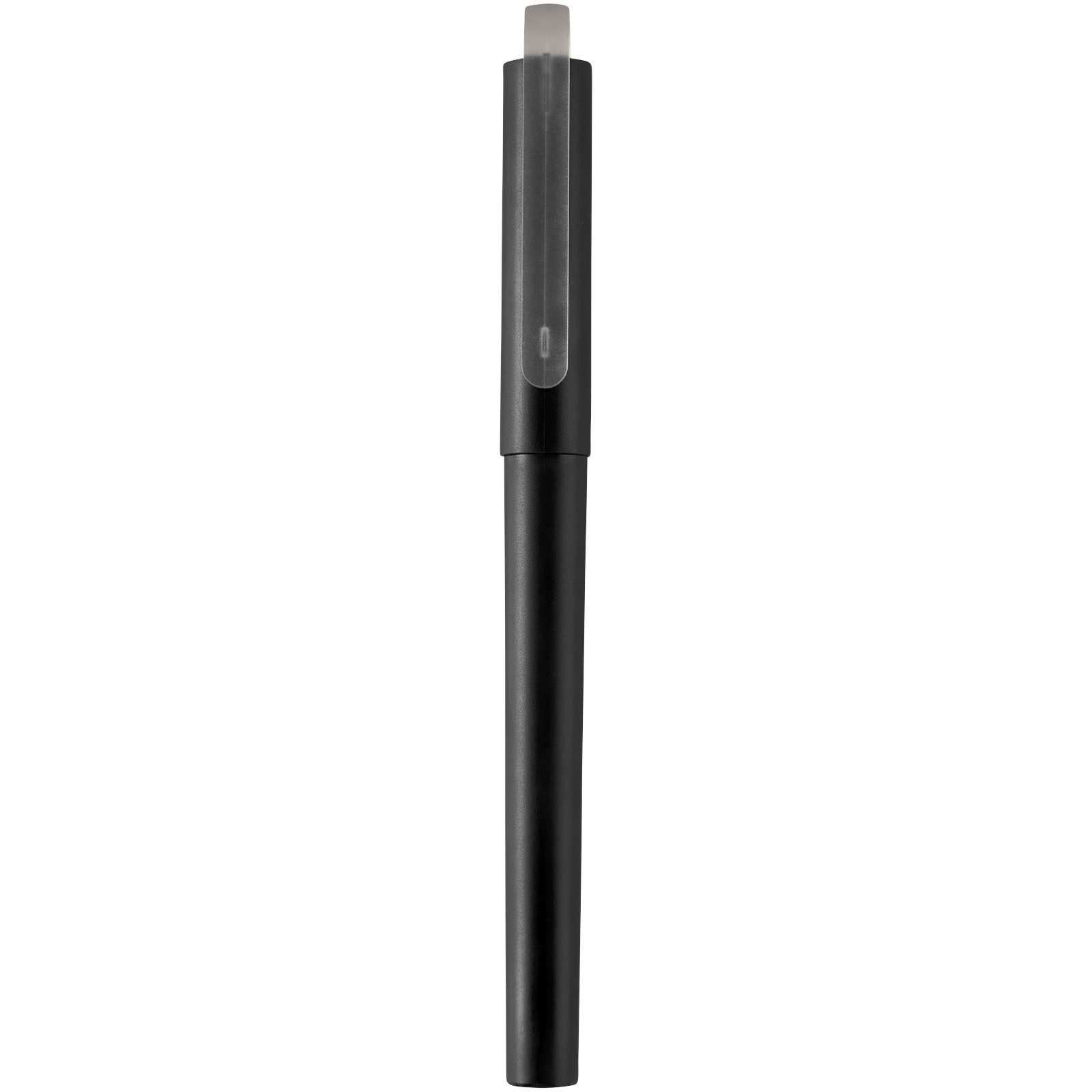Mauna recycelter PET Gel-Rollerbal (schwarze Mine) schwarz