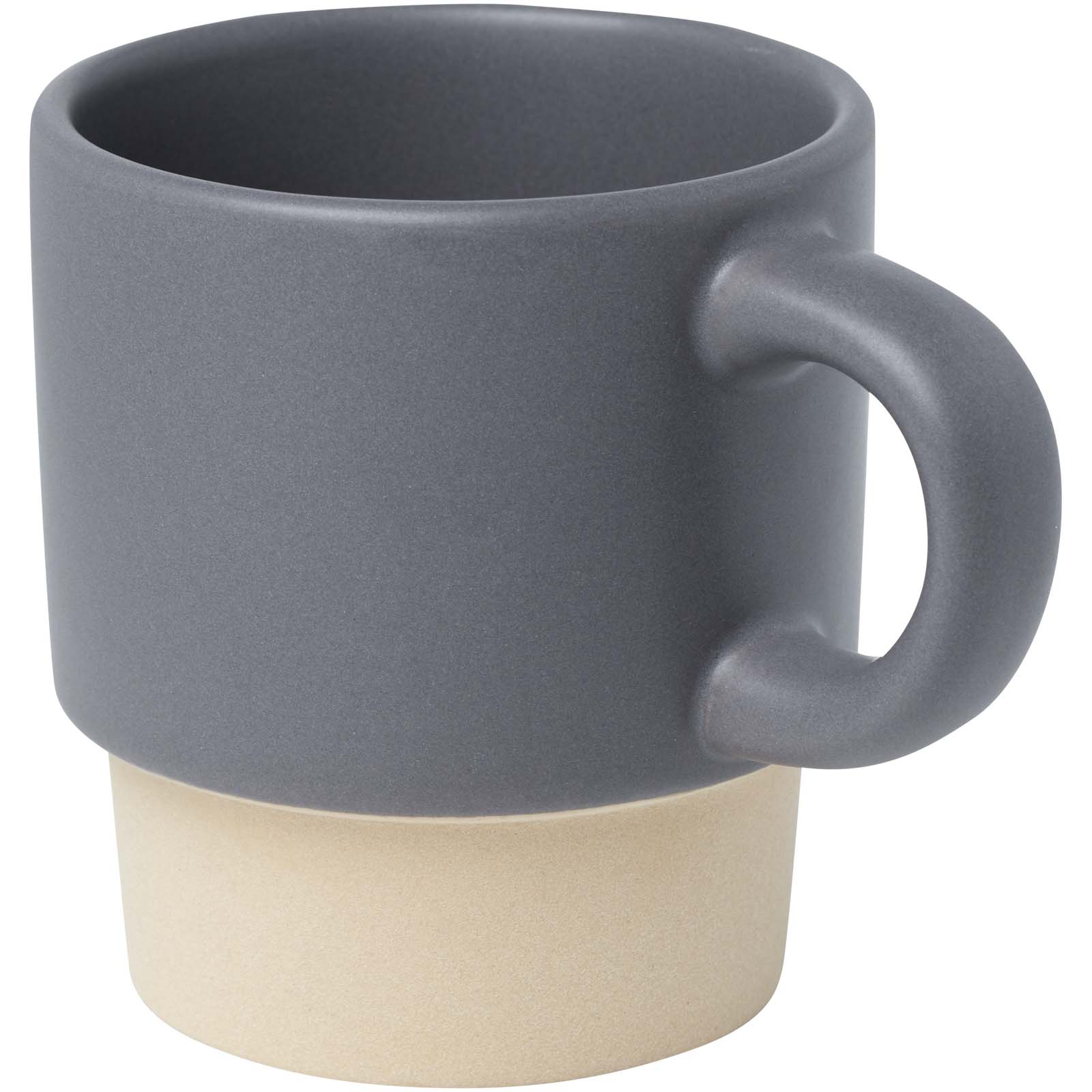Olympia 130 ml stapelbarer Expresso Becher mit Tonboden grau