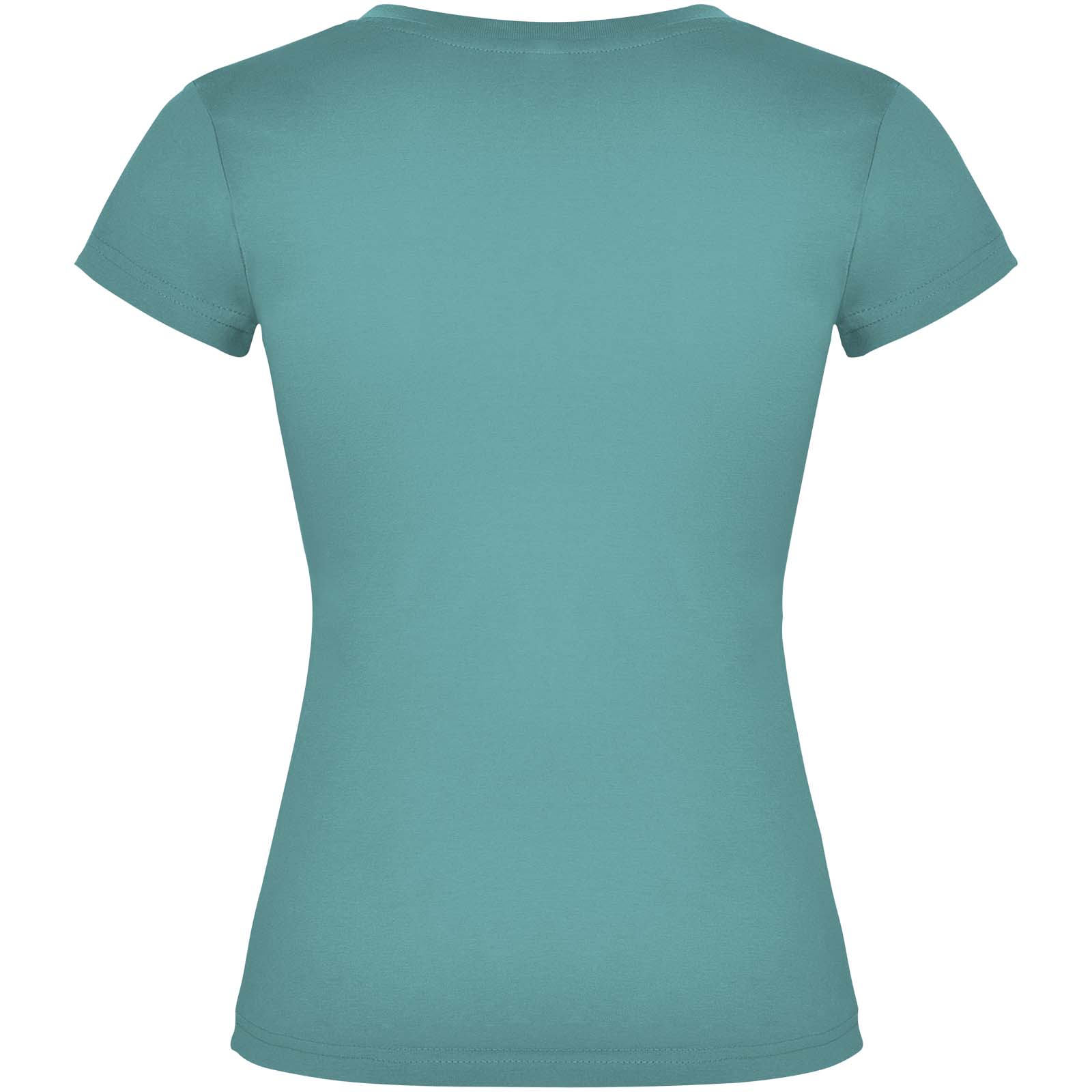 Victoria 155 g/m² T-Shirt mit V-Ausschnitt für Damen dusty blau