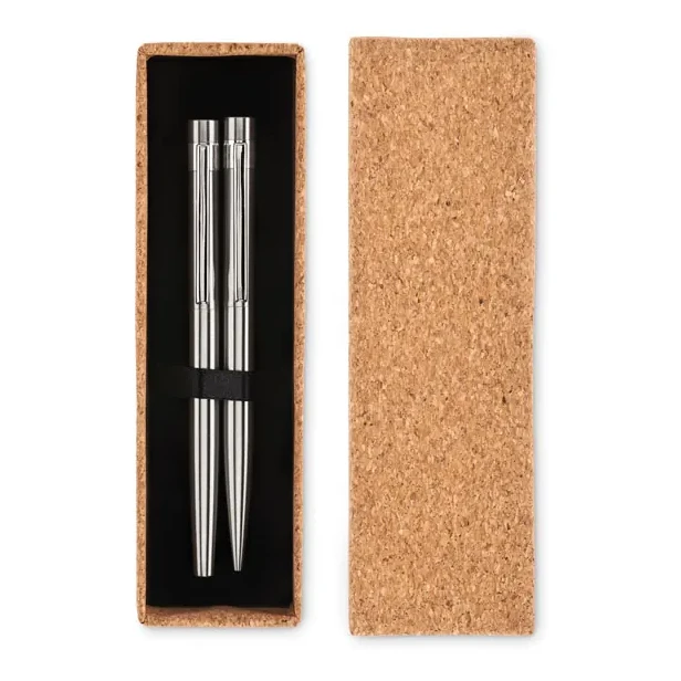 Schreibgeräte-Set aus Edelstahl