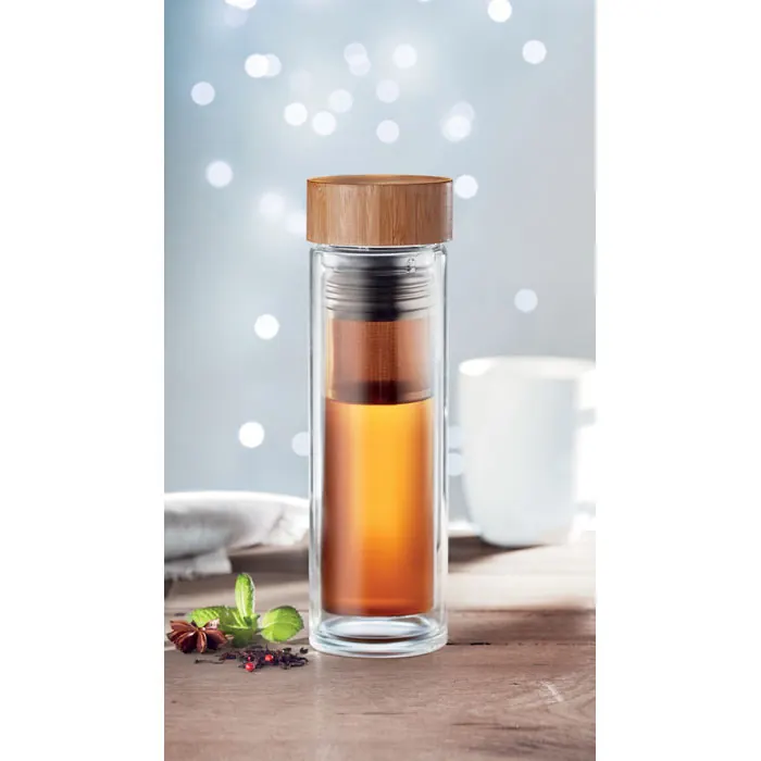 Doppelwandige Trinkflasche 420ml