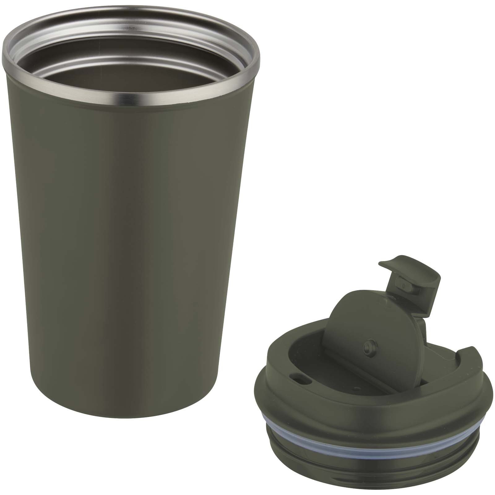 Newport 350 ml doppelwandiger, vakuumisolierter Becher aus Edelstahl waldgrün