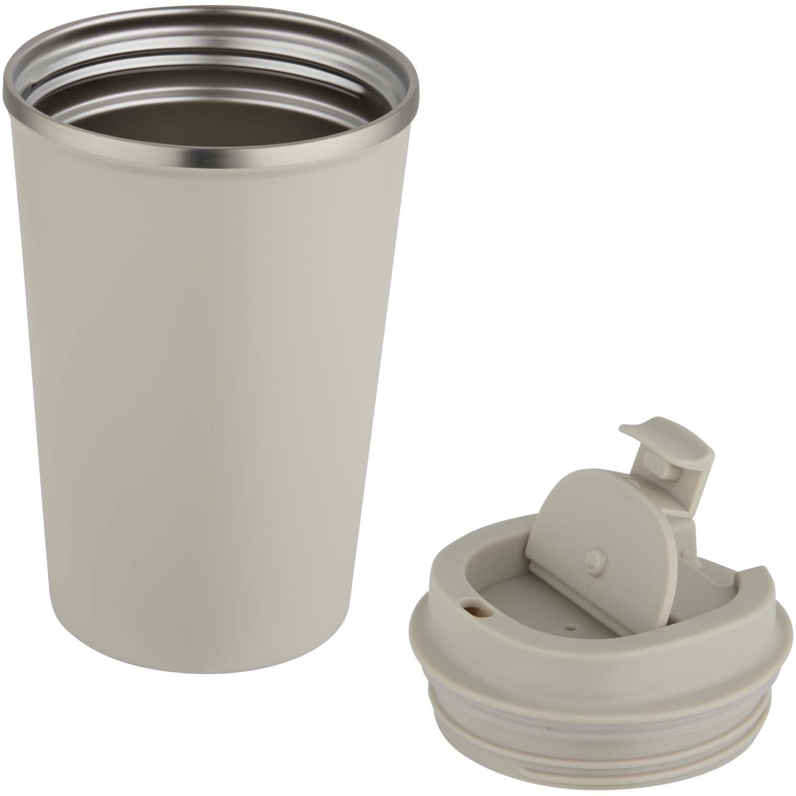 Newport 350 ml doppelwandiger, vakuumisolierter Becher aus Edelstahl sandstone