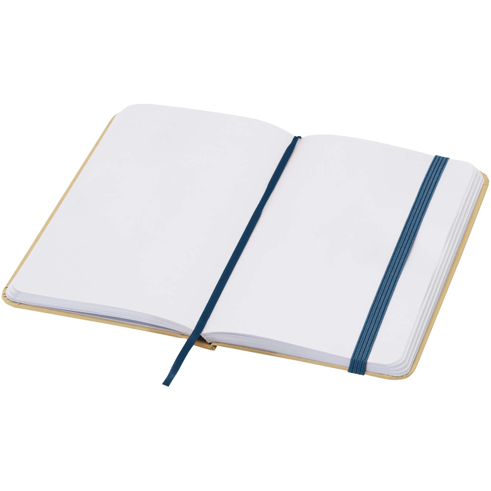 Reed A6 Hardcover Notizbuch, blanko, aus recyceltem Material Ozeanblau