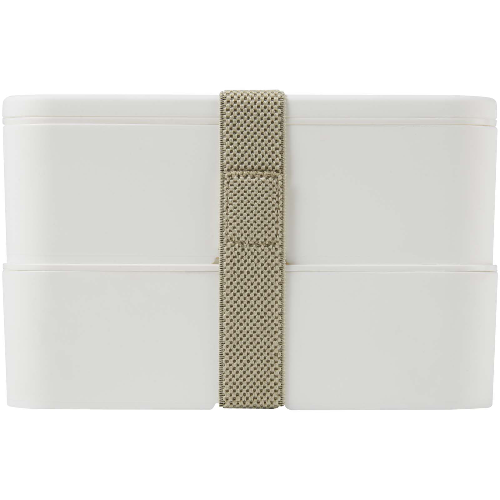 MIYO POP 700 + 700 ml doppelschichtige Lunchbox weiss