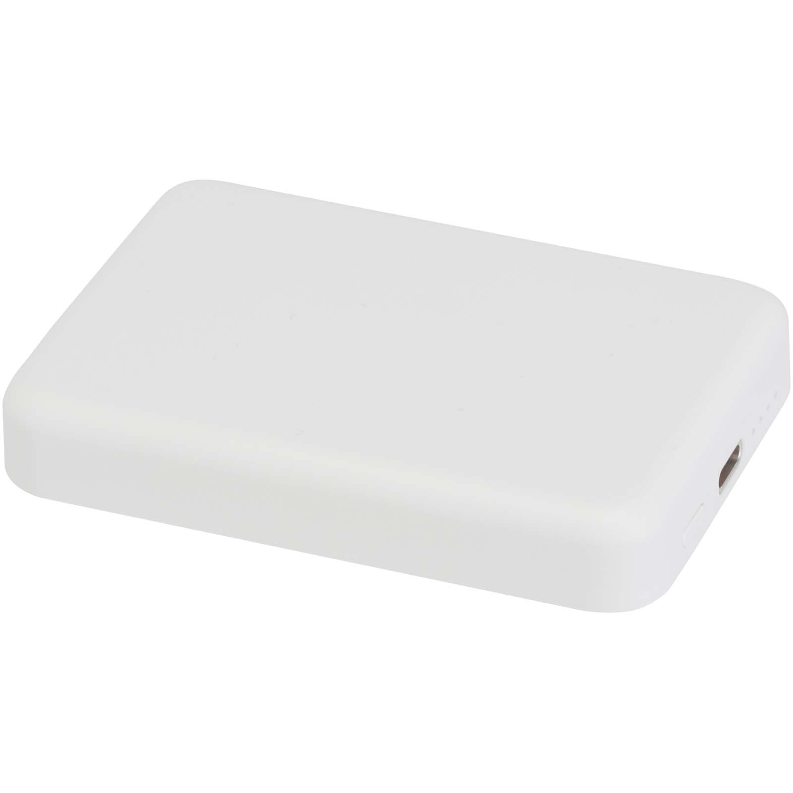 Acrab 15 W 5.000 mAh magnetische kabellose Powerbank mit 20 W PD aus recyceltem Kunststoff weiss